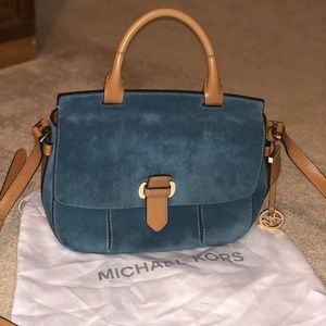Blue Suede Michael Kors Purse